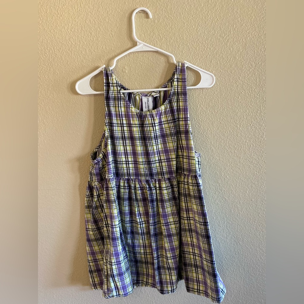 ASOS Collusion Plaid Dress